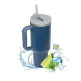 |イベント・ノベルティ用品 | ハンドルストロー付ステンレス断熱ボトル | 1200ml