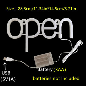 open  LEDネオンサイン