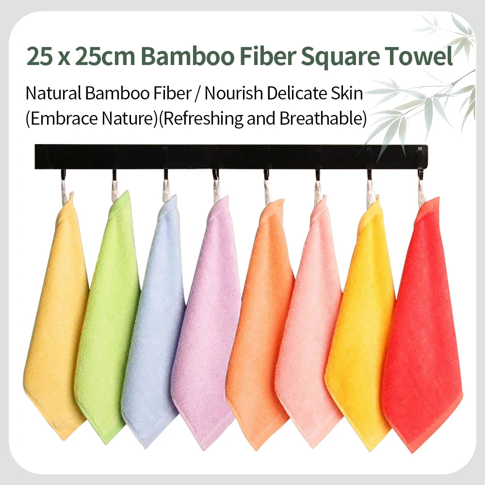 | ノベルティ用品 | 竹繊維入りミニタオル｜25×25c｜