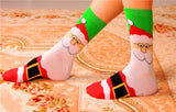 |クリスマスグッズ・ ノベルティ用品 |  クリスマス柄 ソックス5足組 | フリーサイズ
