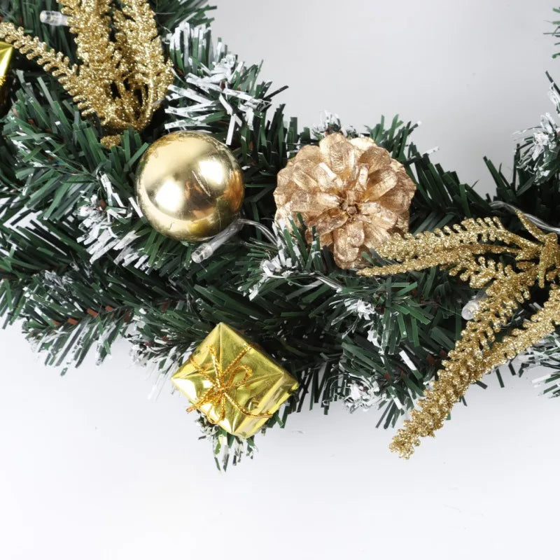 イベント・クリスマス装飾｜LEDライト付きクリスマスリース