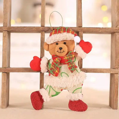 イベント・クリスマス装飾｜可愛い！クリスマスぬいぐるみオーナメント(4個セット)