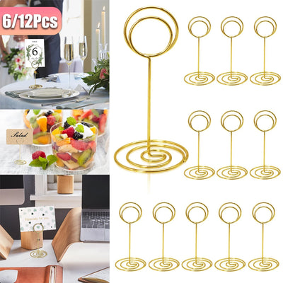 イベント・結婚式装飾｜シンプルデザイン テーブル番号ホルダー 6/12個セット