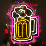 ビールLEDネオンサイン（ネオン看板） USB電源