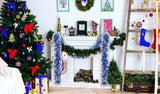 イベント・クリスマス装飾｜メタリックストリーマー 緑 2m