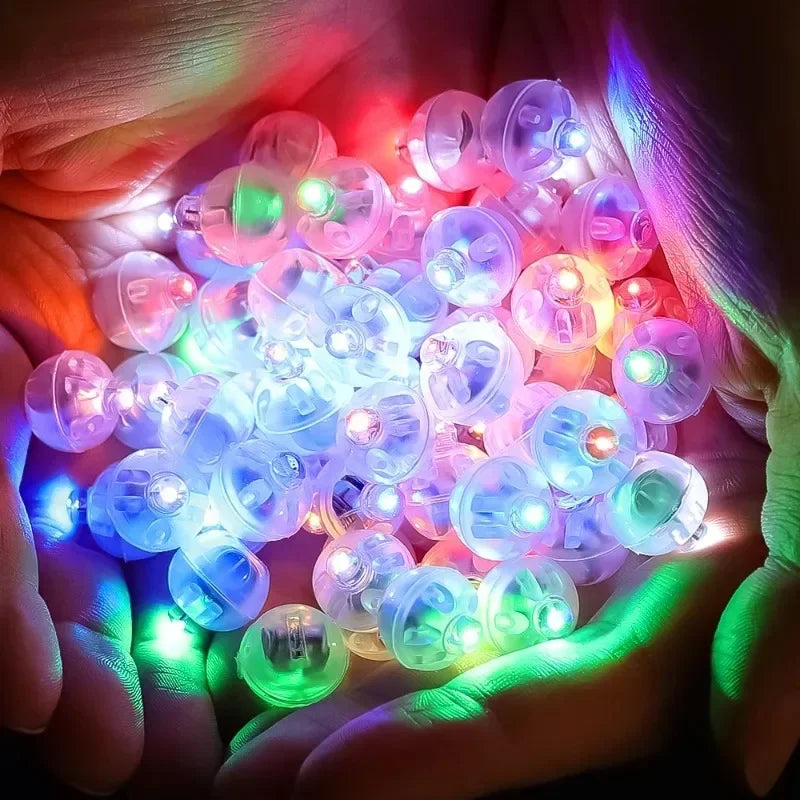 イベント・ハロウィン装飾｜ミニLEDボールランプ(10pcs～100pcs)