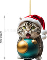 【クリスマス・インテリア装飾】猫・スノーマンなどの可愛いオーナメント（13パターン）