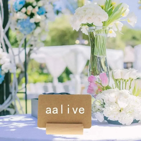 イベント・結婚式装飾｜木製プレースカードホルダーセット