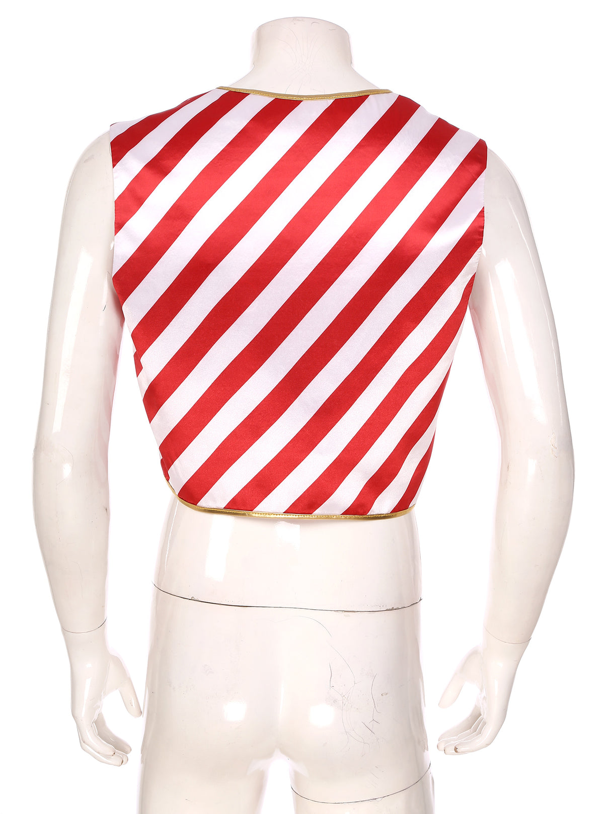 イベント・クリスマスグッズ｜ストライプキャンディーカラーベスト(XL～4XL)