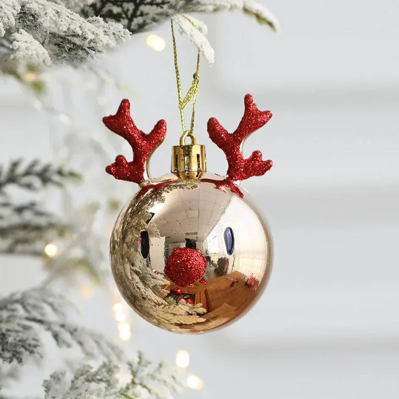 イベント・クリスマス装飾｜エルククリスマスボールオーナメント