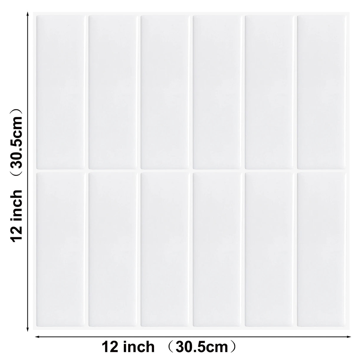 【DIY用】レンガ型天然石風ステッカー 30.5×30.5㎝(1pcs)