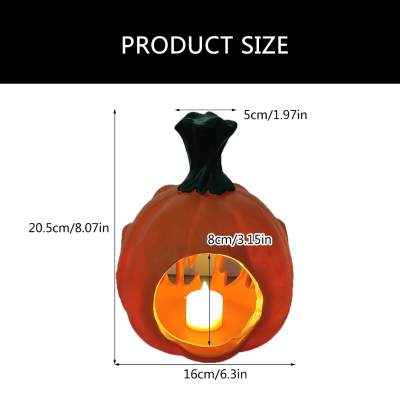 ハロウィン用スカルデザインかぼちゃライト