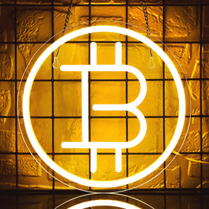 ビットコインネオンサイン（ネオン看板）LEDライト