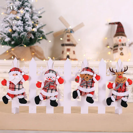イベント・クリスマス装飾｜可愛い！クリスマスぬいぐるみオーナメント(4個セット)
