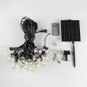 イベント・パーティー装飾｜USB充電式 ソーラーLEDガーデンライト(7.6M～30M)