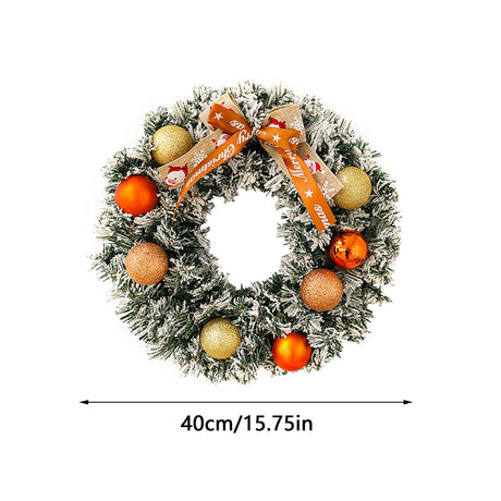 【イベント・クリスマス装飾】赤いベリーの玄関用クリスマスリース