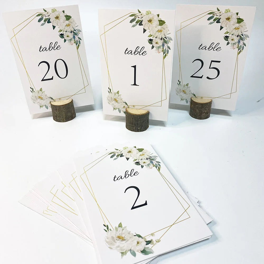 イベント・結婚式装飾｜天然木製プレースカードホルダー10個セット