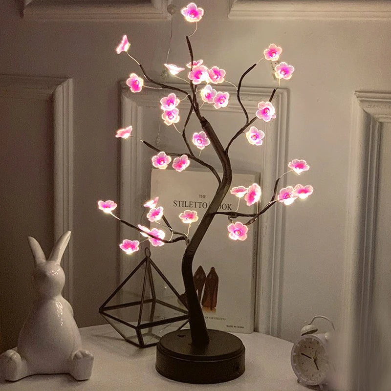 イベント・パーティー装飾｜LEDツリーテーブルランプ (高さ30cm)