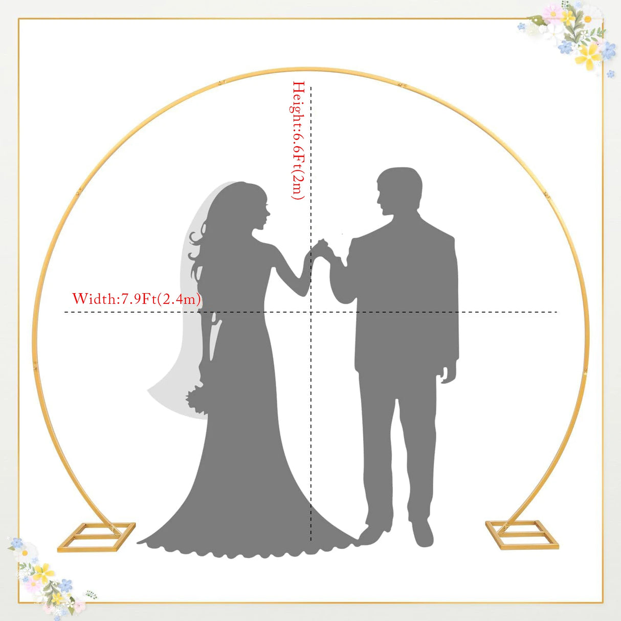 イベント・パーティー装飾｜メタル製サークル型フレーム（3color)