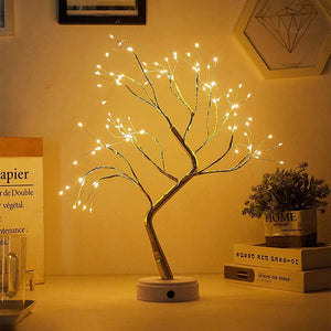 イベント・クリスマス装飾｜USB/電池対応LED卓上ツリーランプ