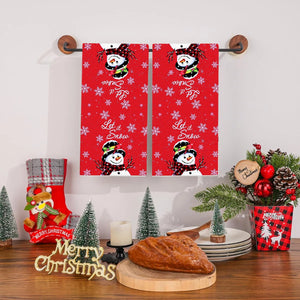 イベント・クリスマスグッズ｜クリスマス柄キッチンタオルセット(1枚/２枚)