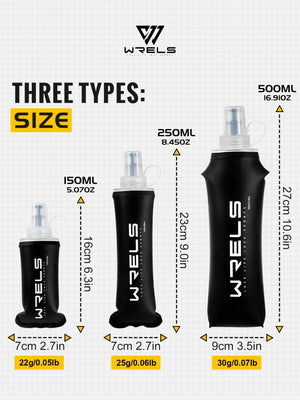 |イベント・ノベルティ用品 | 折りたたみ式ソフトウォーターボトル | 150ml/250ml/500ml