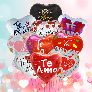 18インチ スペイン語ハートホイルバルーン 10個セット