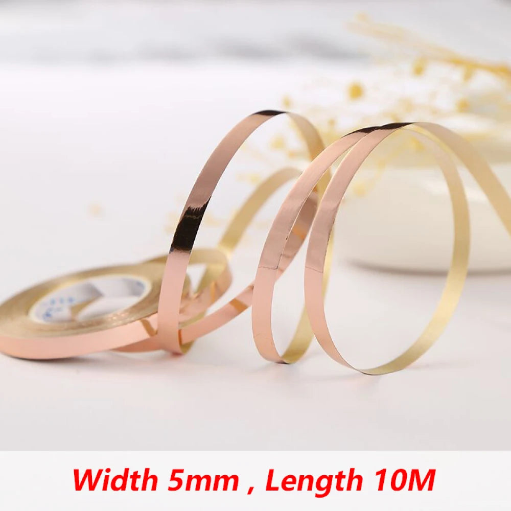 イベント・バルーン装飾 | クラフト用サテンリボン5mm | 10m巻
