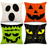 イベント・ハロウィングッズ｜ハロウィン柄クッションカバー 45×45cm