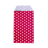 |ノベルティ用品 | ドット柄クラフトミニ紙袋 50枚入り | 8×15c