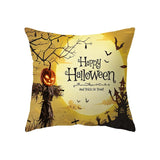 イベント・ハロウィングッズ｜スカルパンプキンクッションカバー