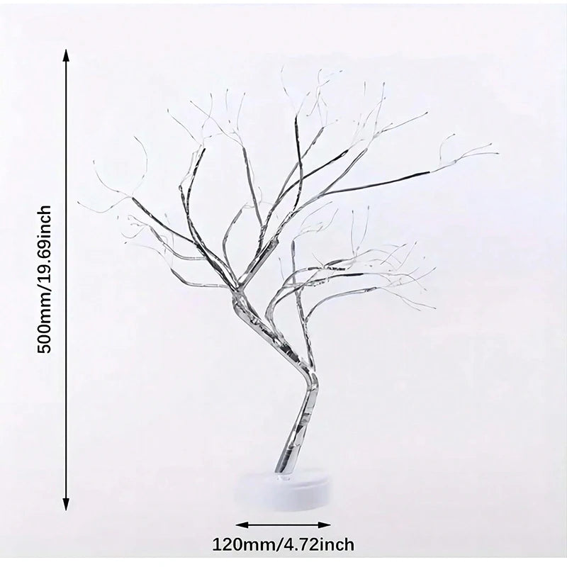 イベント・パーティー装飾｜カラフルLED盆栽ツリーライト(50cm)
