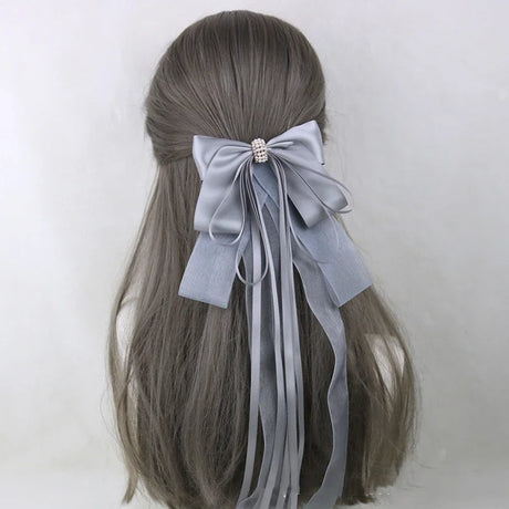 イベント・ハロウィングッズ｜メイド風 特大リボンヘアアクセサリー