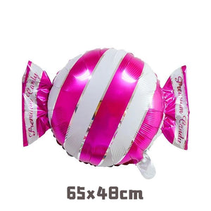 クリスマス用キャンディケインホイルバルーンセット
