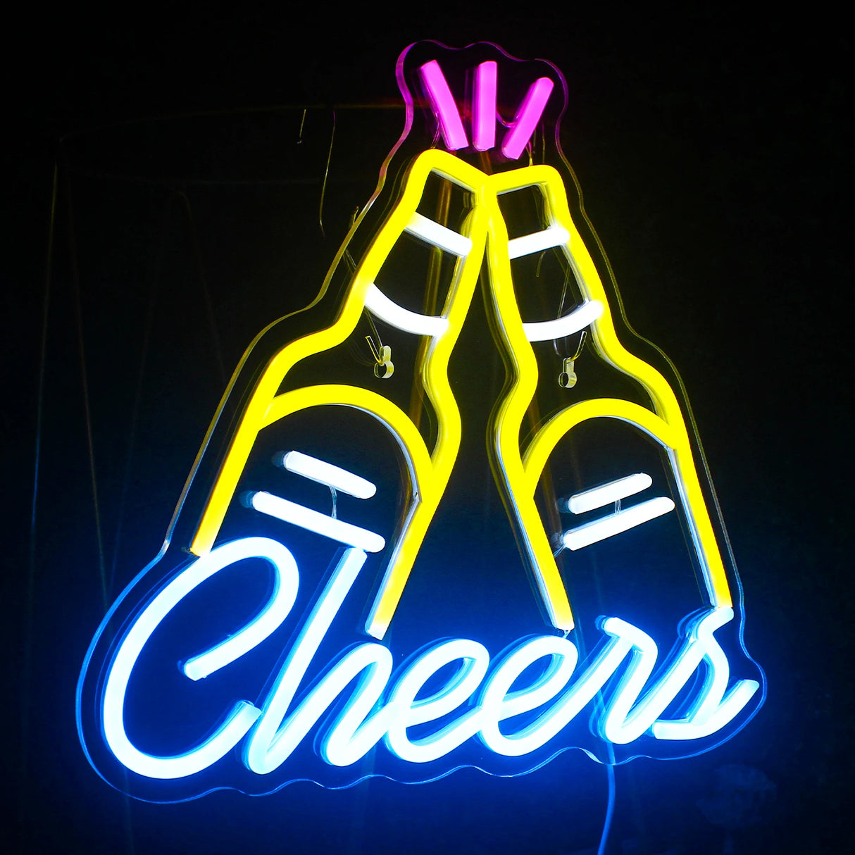 Bar／OPEN／Beer／Cheers／Cacktails　LEDネオンサイン（ネオン看板）