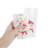 イベント・クリスマス装飾｜ビニール製スノーマン柄ギフトバック(50個入 )