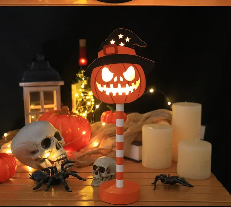 イベント・ハロウィングッズ｜ナイトライト 防水LED パンプキン