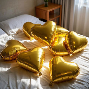 ローズゴールドハートバルーンセット