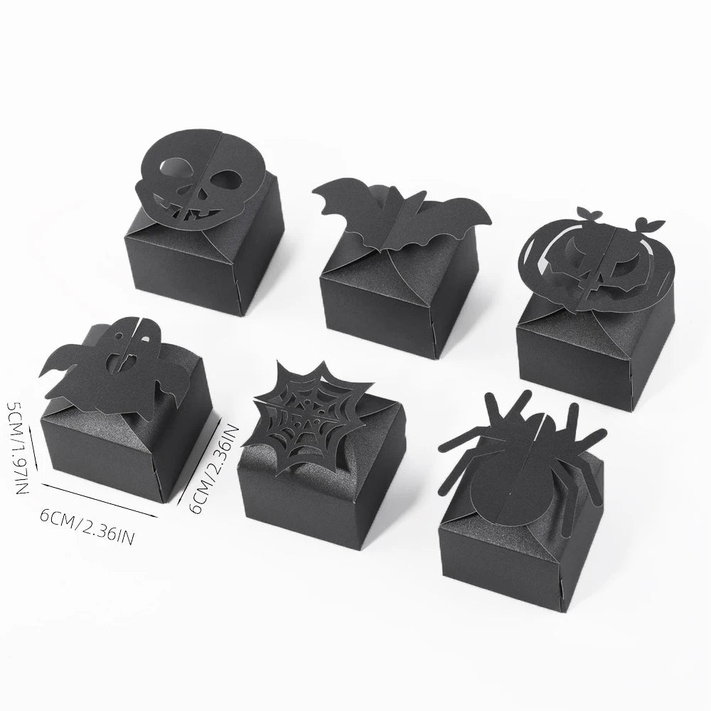 イベント・ハロウィングッズ｜12個入り 3Dペーパーギフトボックス