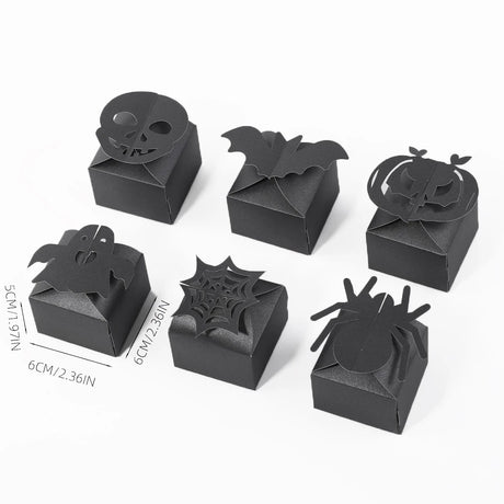 【イベント・ハロウィングッズ】12個入り 3Dペーパーギフトボックス