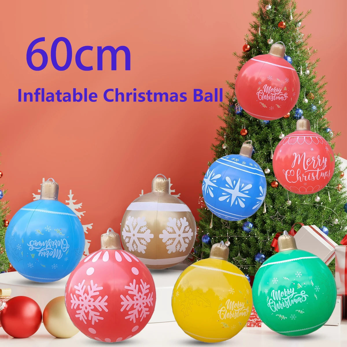イベント・クリスマス装飾｜66cm PVCクリスマスデコレーションボール