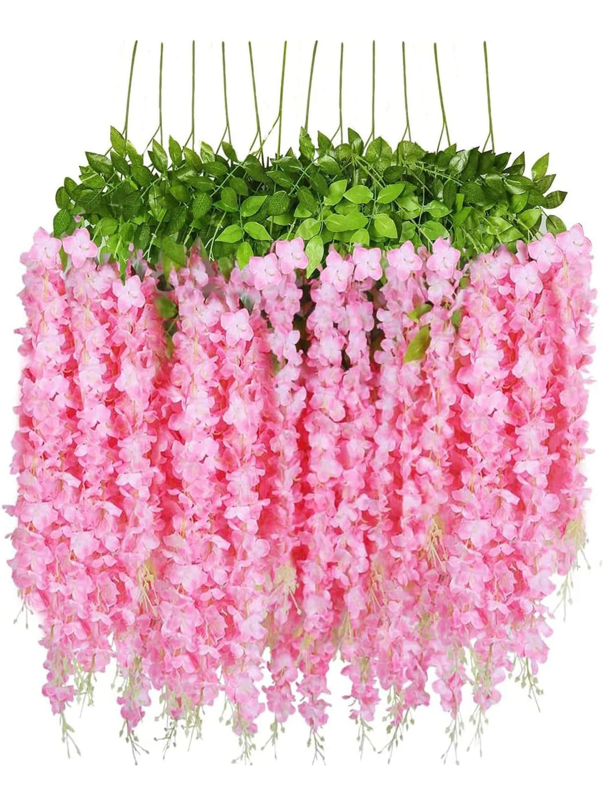 パーティー・ガーデン装飾｜藤の花ガーランド 12本セット（110cm）