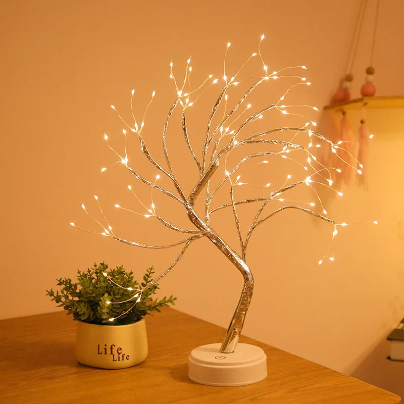 イベント・パーティー装飾｜LEDツリーテーブルランプ (高さ30cm)