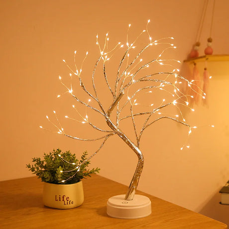 イベント・パーティー装飾｜LEDツリーテーブルランプ (高さ30cm)