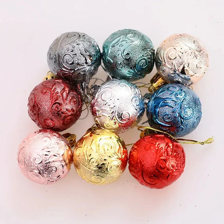 イベント・クリスマス装飾｜デコレーションボール12個セット