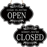 【防水・耐久】木製リバーシブル看板（OPEN/CLOSED）