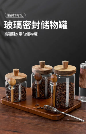 |イベント・ノベルティ用品 | ガラスシールと木製蓋付き保存瓶 | 400ml/600ml/900ml