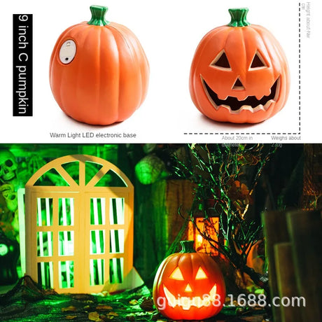 イベント・ハロウィングッズ｜LEDかぼちゃランタン3個セット