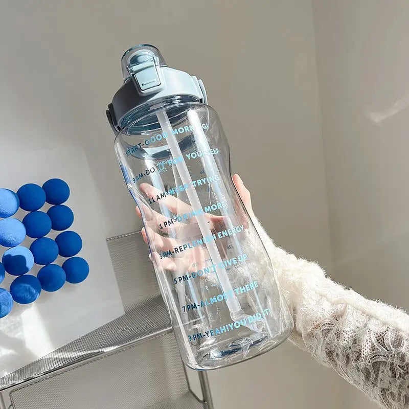 |イベント・ノベルティ用品 | 大容量2Lウォーターボトル ストロー付き| 2000ml