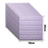 【DIY用】レンガ風ステッカー 35x38cm(10pcs）